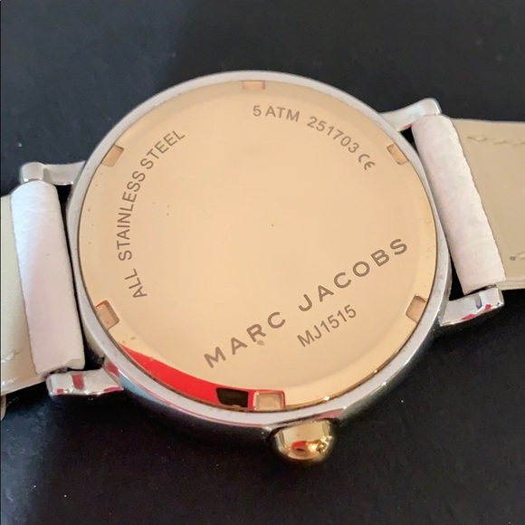EUC Marc by Marc Jacobs White Leather Watch - Picture 6 of 16